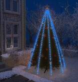 vidaXL Kerstboomverlichting met 400 LED's blauw net 400 cm