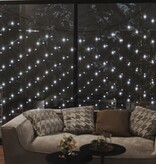 vidaXL Kerstnetverlichting 204 LED's binnen en buiten 3x2 m koudwit