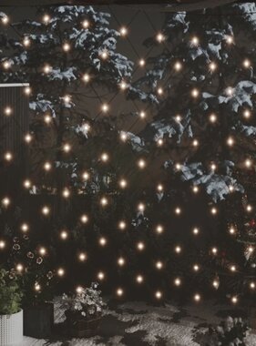 vidaXL Kerstnetverlichting 204 LED's binnen en buiten 3x2 m warmwit