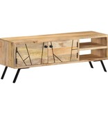 vidaXL Tv-meubel 110x30x40 cm massief mangohout