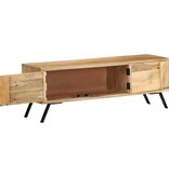 vidaXL Tv-meubel 110x30x40 cm massief mangohout