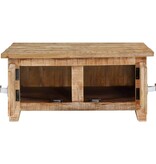 vidaXL Salontafel 67x67x30 cm massief mangohout