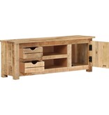 vidaXL Tv-meubel 110x30x40 cm ruw mangohout