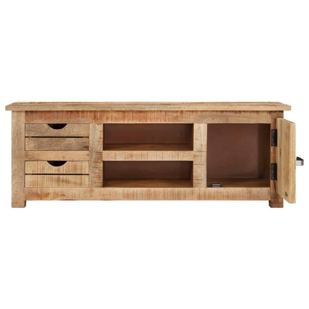 vidaXL Tv-meubel 110x30x40 cm ruw mangohout