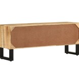 vidaXL Tv-meubel 110x30x45 cm ruw mangohout