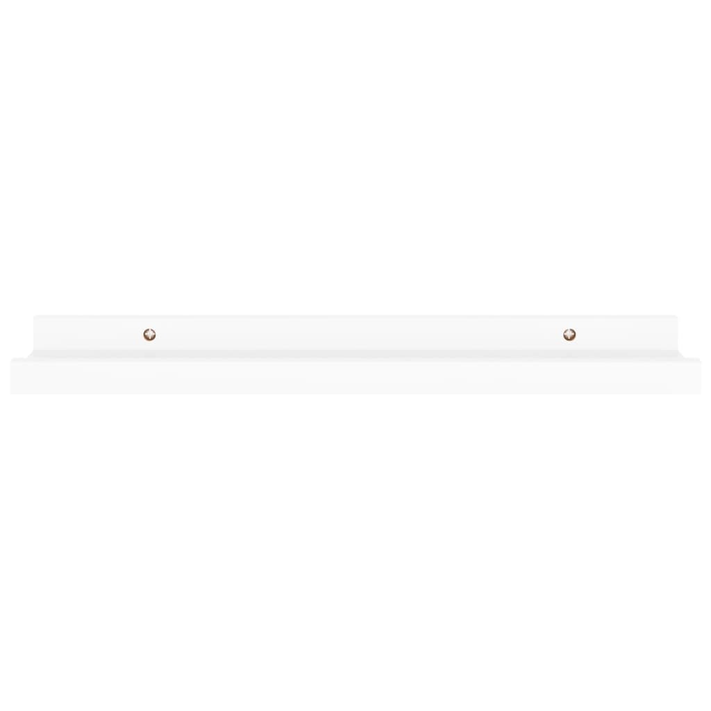 vidaXL Wandschappen 4 st 40x9x3 cm wit