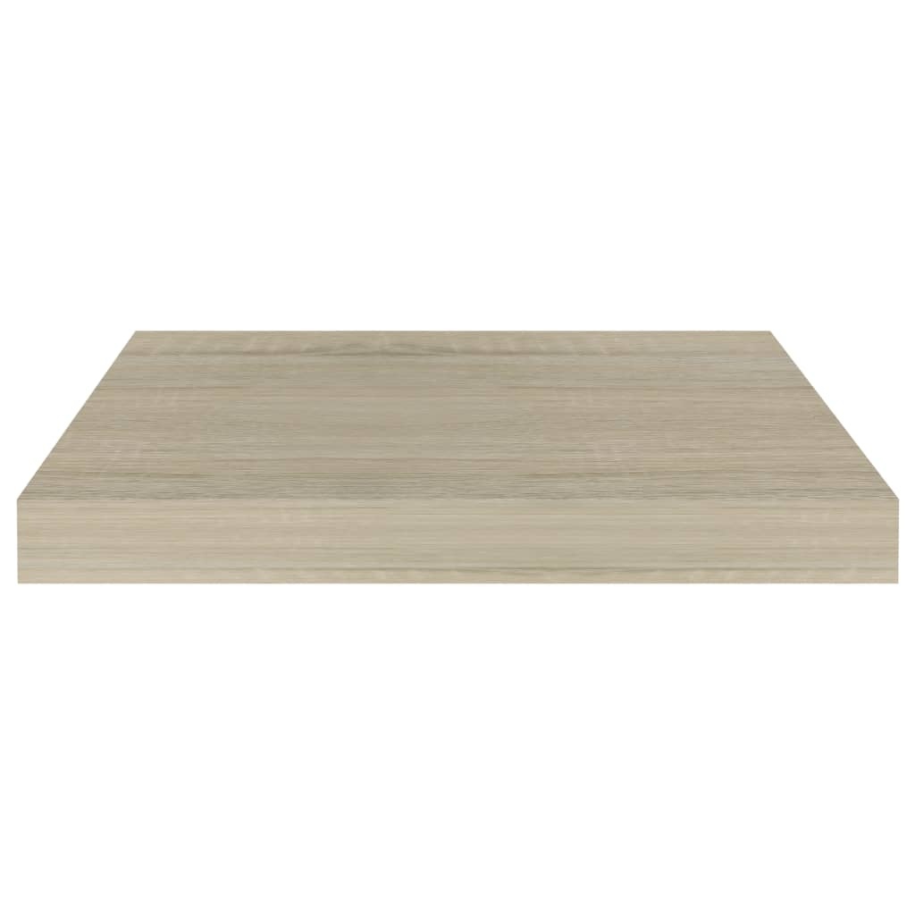 vidaXL Wandschappen zwevend 4 st 40x23x3,8 cm MDF eikenkleurig