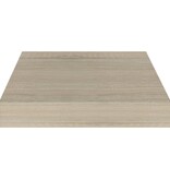 vidaXL Wandschappen zwevend 4 st 23x23,5x3,8 cm MDF eikenkleurig