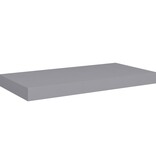 vidaXL Wandschappen zwevend 4 st 50x23x3,8 cm MDF grijs