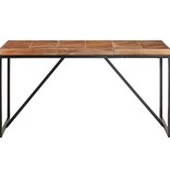 vidaXL Eettafel 140x70x76 cm massief acaciahout en mangohout