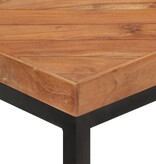 vidaXL Eettafel 120x60x76 cm massief acaciahout en mangohout