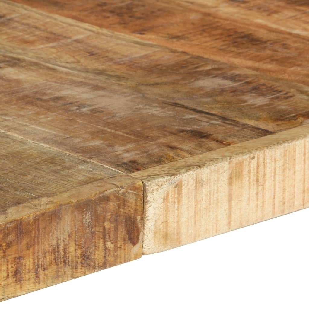 vidaXL Eettafel 140x140x75 cm ruw mangohout