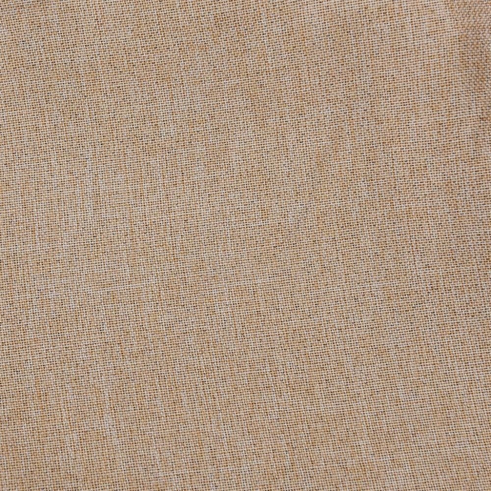 vidaXL Gordijnen linnen-look verduisterend haken 2 st 140x175 cm beige