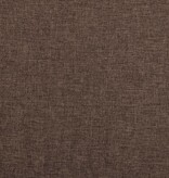 Gordijn linnen-look verduisterend met haken 290x245 cm taupe