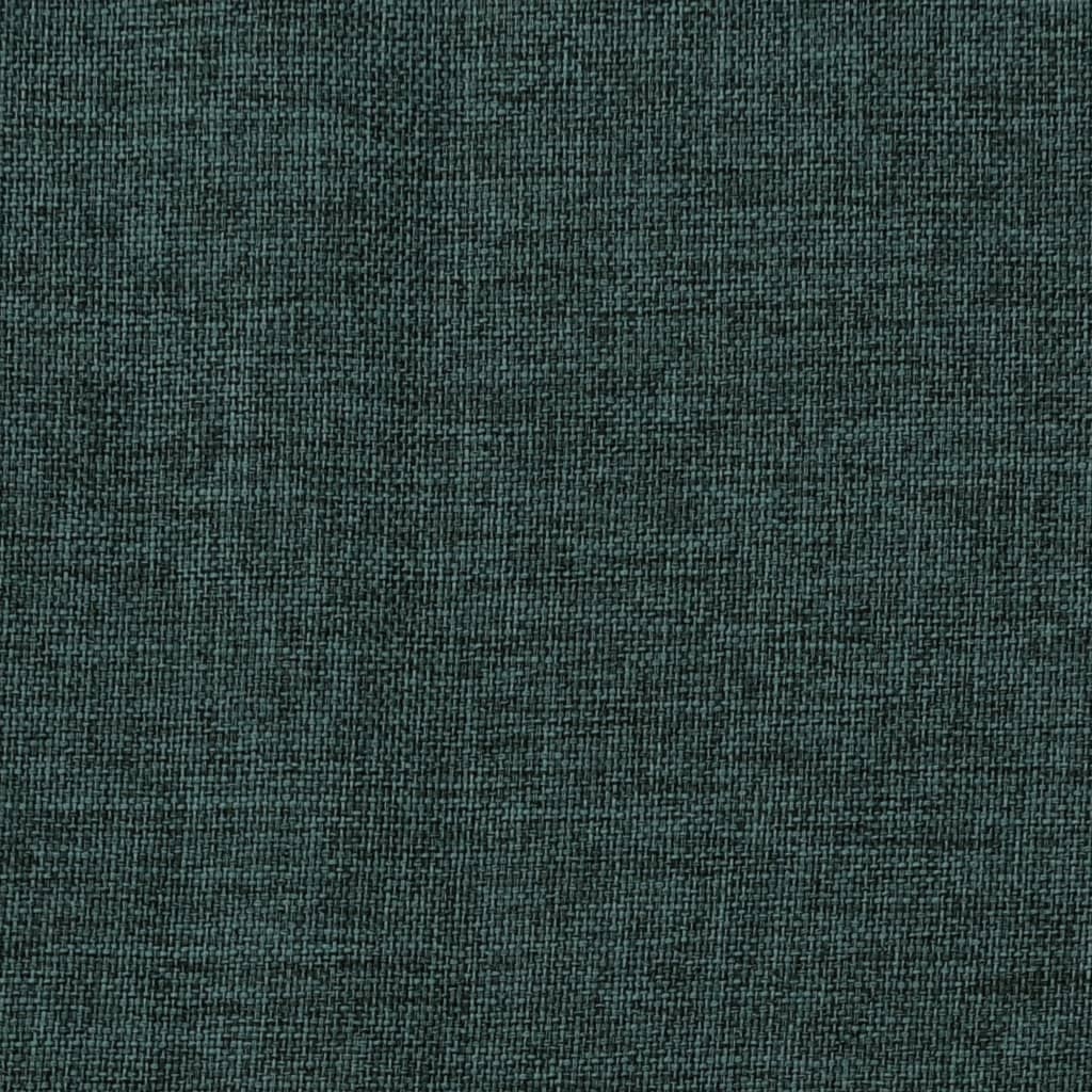 Gordijnen linnen-look verduisterend haken 2 st 140x225 cm groen