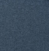 vidaXL Gordijnen linnen-look verduisterend ogen 2 st 140x175 cm blauw
