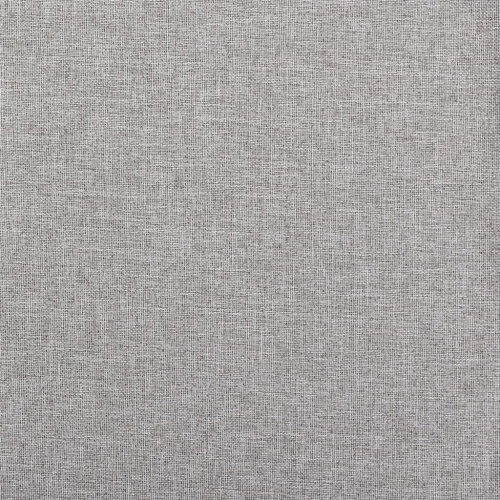 vidaXL Gordijn linnen-look verduisterend met ogen 290x245 cm grijs