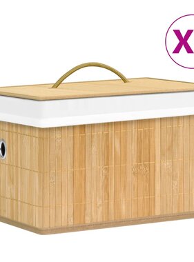 vidaXL Opbergboxen 4 st bamboe