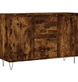 VidaXL Dressoir 104x35x70 cm bewerkt hout gerookt eikenkleurig
