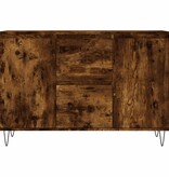 VidaXL Dressoir 104x35x70 cm bewerkt hout gerookt eikenkleurig