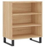 vidaXL Dressoir 57x35x70 cm bewerkt hout sonoma eikenkleurig