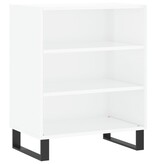 VidaXL Dressoir 57x35x70 cm bewerkt hout hoogglans wit