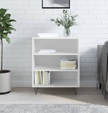 VidaXL Dressoir 57x35x70 cm bewerkt hout hoogglans wit