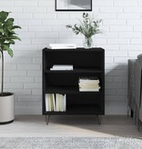 VidaXL Dressoir 57x35x70 cm bewerkt hout zwart