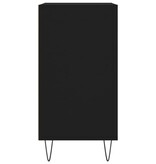 VidaXL Dressoir 57x35x70 cm bewerkt hout zwart