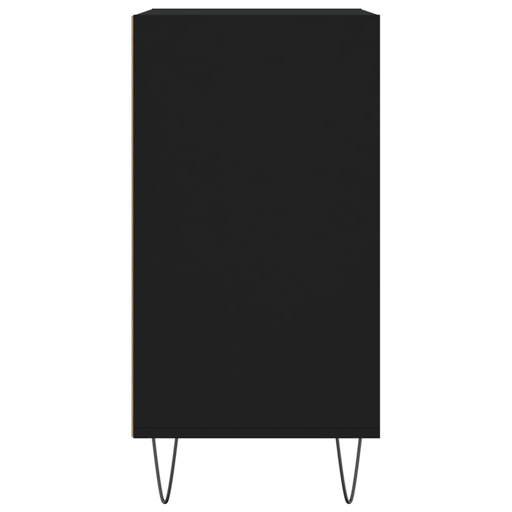 VidaXL Dressoir 57x35x70 cm bewerkt hout zwart