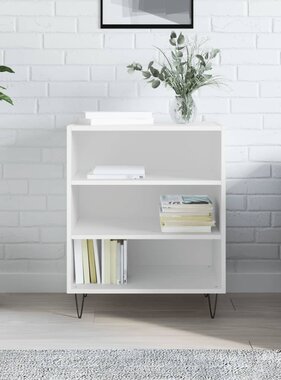 VidaXL Dressoir 57x35x70 cm bewerkt hout wit