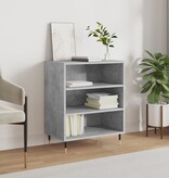 VidaXL Dressoir 57x35x70 cm bewerkt hout betongrijs