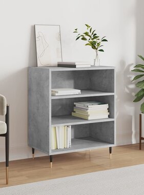 VidaXL Dressoir 57x35x70 cm bewerkt hout betongrijs
