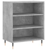VidaXL Dressoir 57x35x70 cm bewerkt hout betongrijs