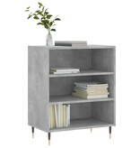 VidaXL Dressoir 57x35x70 cm bewerkt hout betongrijs