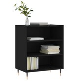 VidaXL Dressoir 57x35x70 cm bewerkt hout zwart