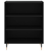 VidaXL Dressoir 57x35x70 cm bewerkt hout zwart