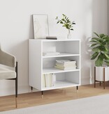 VidaXL Dressoir 57x35x70 cm bewerkt hout wit