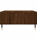 VidaXL Salontafel 60x60x30 cm bewerkt hout bruineiken