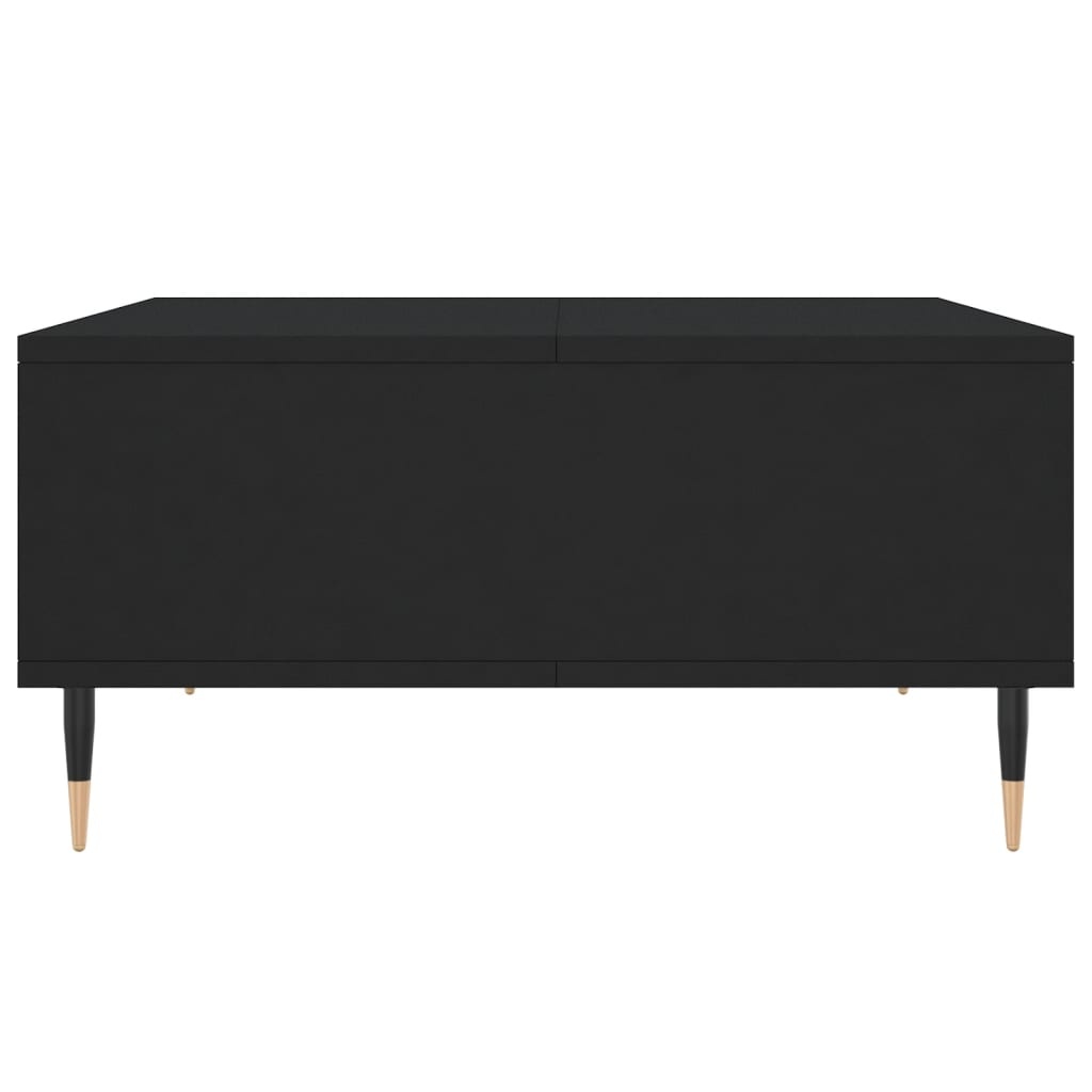 VidaXL Salontafel 60x60x30 cm bewerkt hout zwart