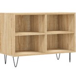 VidaXL Tv-meubel 69,5x30x50 cm bewerkt hout sonoma eikenkleurig