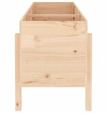 VidaXL Plantenbak verhoogd 160x50x57 cm massief grenenhout
