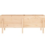 VidaXL Plantenbak verhoogd 160x50x57 cm massief grenenhout