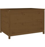 VidaXL Plantenbak verhoogd 119,5x82,5x78 cm massief grenen honingbruin