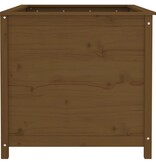 VidaXL Plantenbak verhoogd 119,5x82,5x78 cm massief grenen honingbruin