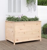 VidaXL Plantenbak verhoogd 119,5x82,5x78 cm massief grenenhout