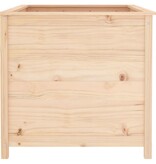 VidaXL Plantenbak verhoogd 119,5x82,5x78 cm massief grenenhout