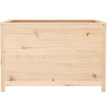 VidaXL Plantenbak verhoogd 119,5x82,5x78 cm massief grenenhout