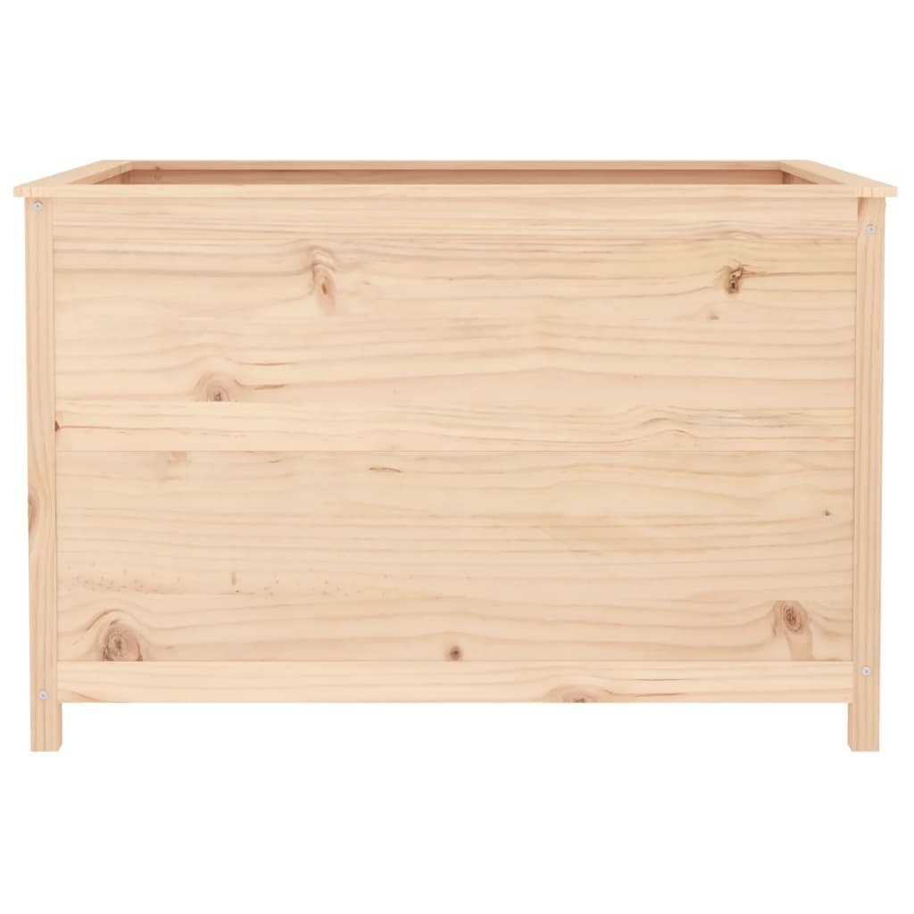 VidaXL Plantenbak verhoogd 119,5x82,5x78 cm massief grenenhout