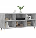VidaXL Tv-meubel 103,5x30x50 cm bewerkt hout betongrijs